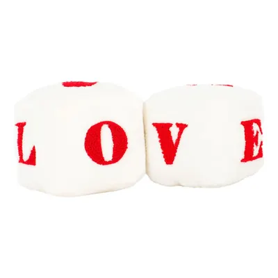 Petrichor Love Yazılı Süs Küp Peluş 10 Cm