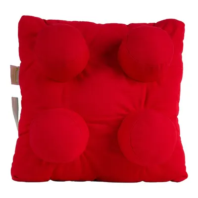 Petrichor 4lü Blok Yastık Peluş Kırmızı