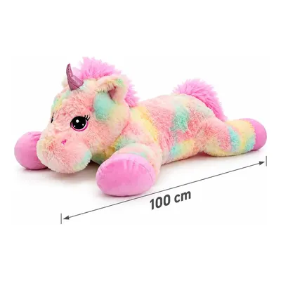 Petrichor Yatan Unicorn Peluş 100 Cm