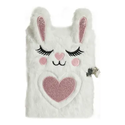 Retro Kilitli Peluş Loli Defter