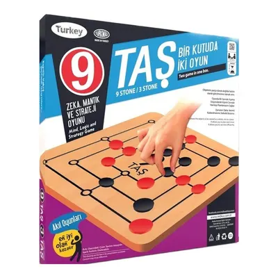 Redka 9 Taş 3 Taş Zeka Oyunu