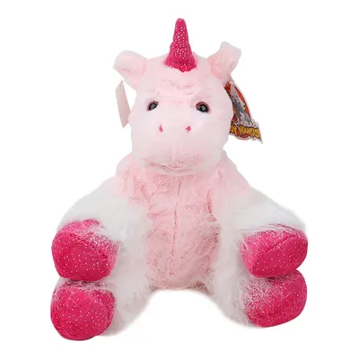 Teddy Mountain Pembe Boynuzlu Unicorn Peluş 20 Cm