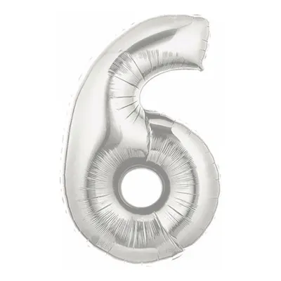 Balonevi 6 Numara Silver Folyo Balon