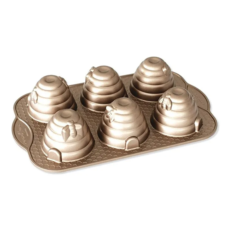 Nordicware 6 Li Mini Arı Kovanı Kek Kalıbı, görsel 1