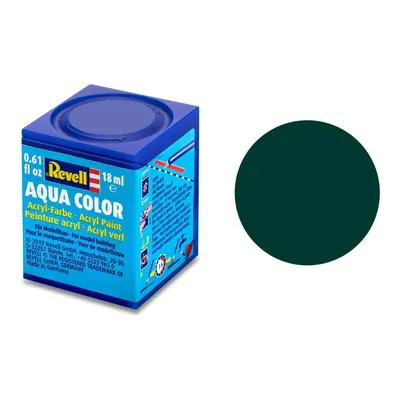 Revell Aqua Color Maket Boyası Black Green Mat 36140
