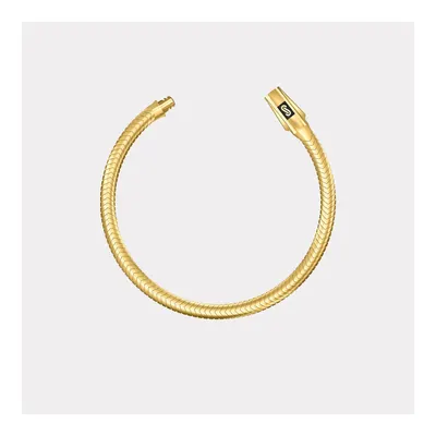 Monaco Chain Sarı Altın Bileklik - 4 mm