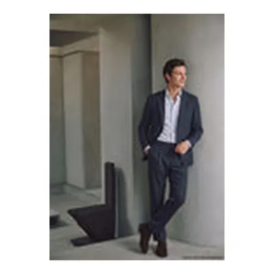 Lacivert Mikro Modern Fit Yün Karışımlı Takım Elbise