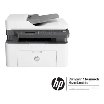 HP Laser MFP 137fnw, Baskı, Fotokopi, Tarama, Faks Yazıcı 4ZB84A