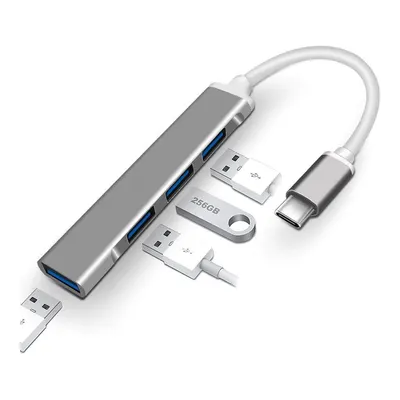 DAYTONA C-809 Type-C to 4* USB 3.0 Çevirici Adaptör Gri