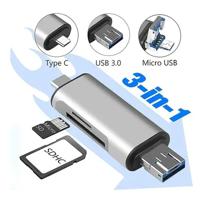 DAYTONA ADS-103 Type-C To USB 3.0 Sd Tf Kart Okuyucu