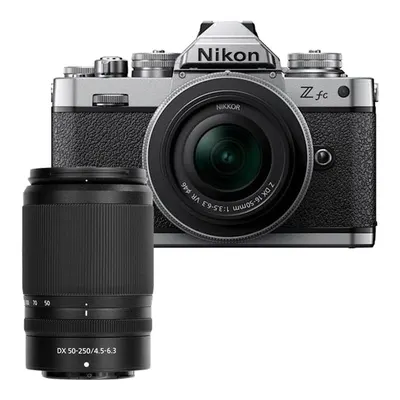 NIKON Z fc Kit w/DX 16-50mm (SL) + DX 50-250mm Aynasız Fotoğraf Makinesi Siyah