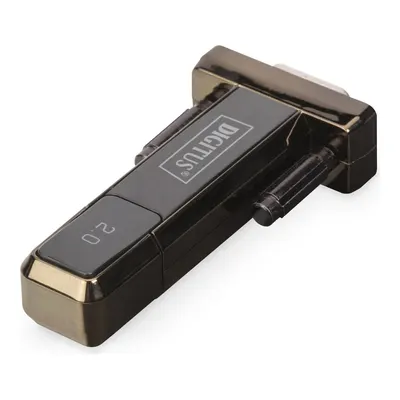 DIGITUS USB2.0 Erkek to RS232 PL2303 Dişi Çevirici Poe Aksesuar Siyah