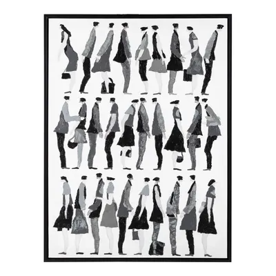 Homo Rho Çerçeveli Yağlı Boya Tablo 90X120 CM