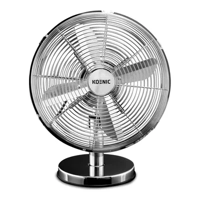 KOENIC KTF 30326/30321 Masaüstü Krom Vantilatör (40 Watt)