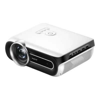 HAVIT PJ209A Pro Smart 1080P 4K Destekli Android TV Projeksiyon Cihazı Beyaz