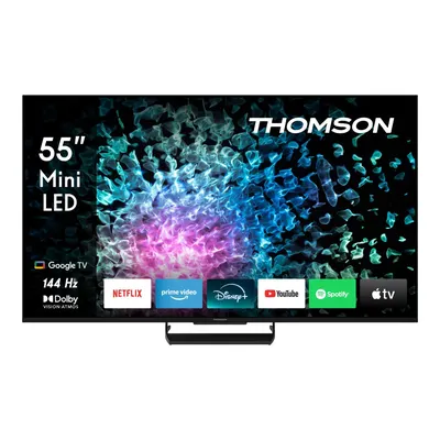 THOMSON 55MG7C15 55 inç 139 Ekran Uydu Alıcılı Smart UHD 4K Mini LED Google TV
