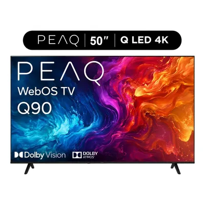 PEAQ 50Q90 50 inç 126 Ekran Uydu Alıcılı Smart 4K UHD WebOS İşletim Sistemli QLED TV