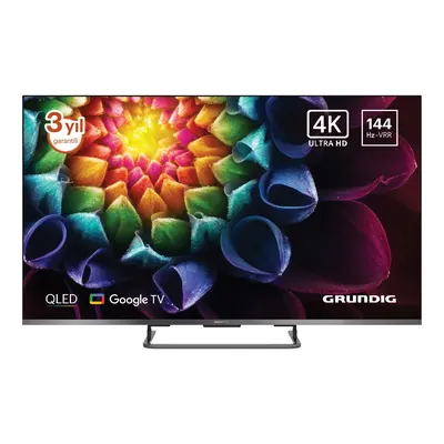 GRUNDIG 55 GQ 850A 55 inç 139 Ekran Uydu Alıcılı Google TV Smart 4K Ultra HD 144 Hz QLED TV