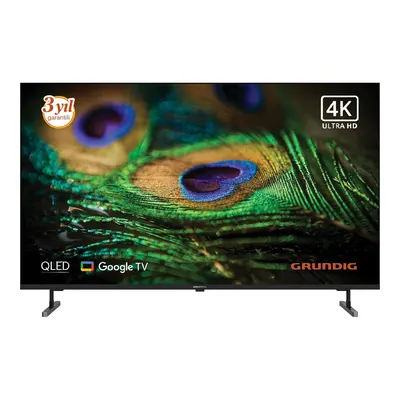 GRUNDIG 75 GQ 750A 75 inç 189 Ekran Uydu Alıcılı Google TV Smart 4K Ultra HD QLED TV