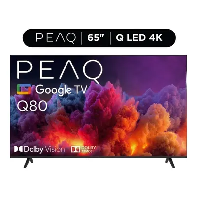 PEAQ 65Q80 65'' QLED Smart TV – Google İşletim Sistemli, Dahili Uydu Alıcılı 4K UHD TV