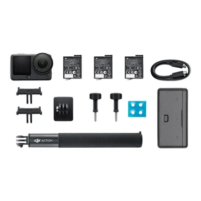 DJI Osmo Action 6 Adventure Combo Aksiyon Kamerası Gri
