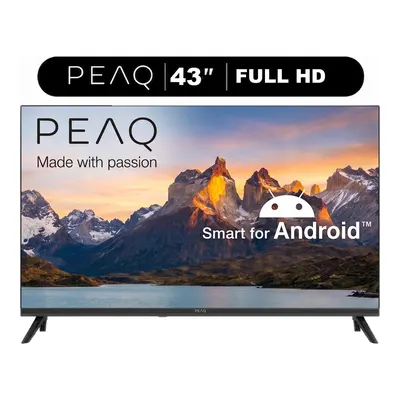 PEAQ 43A7000 43 inç 108 Ekran Smart TV – Android İşletim Sistemli, Dahili Uydu Alıcılı Full HD LED TV