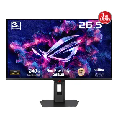 ASUS Rog Strix XG27AQDMES 27 inç 0.03 ms 240 Hz DP HDMI Vesa QD-OLED Monitör Siyah