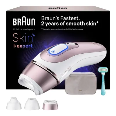 BRAUN PL7321 IPL Skin i·Expert 3 Başlıklı Evde Lazerle Tüy Alma Çanta Venüs Tıraş Makinesi
