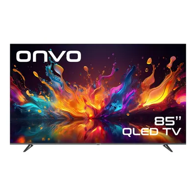 ONVO 85VQ90F2UA 85 inç 216 Ekran Uydu Alıcılı Çerçevesiz UHD Google QLED TV