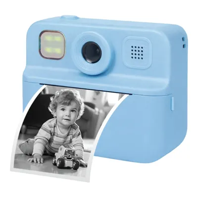 BOOD Anında Baskı Çocuk Fotoğraf Makinesi Mavi