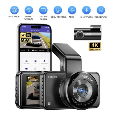 AZDOME M17 Max 4K 2 Kameralı Adas Araç Kamerası