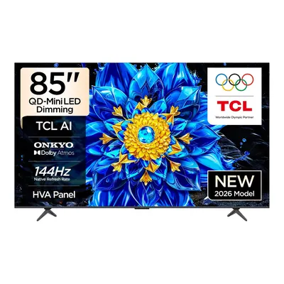 TCL 85P8L 85 inç 216 Ekran Uydu Alıcılı Smart 4K Google QD MiniLED TV