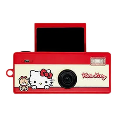 YASHICA X Hello Kitty Funtastic Anahtarlık Dijital Fotoğraf Makinesi Kırmızı