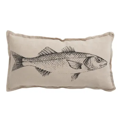 Fish Kırlent Bej 37X65