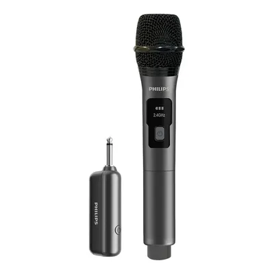 PHILIPS 2.4 ghz Kablosuz Tekli Mikrofon Siyah