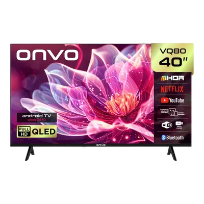 ONVO 40VQ80F3FA 40 inç 102 Ekran Uydu Alıcılı Smart FHD Frameless Whale OS 10 QLED TV