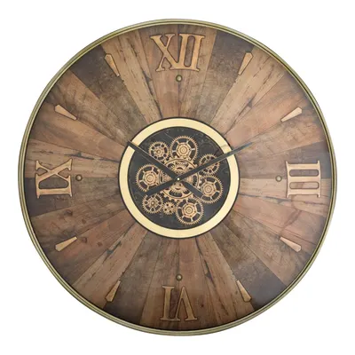 Brown Duvar Saati 80CM