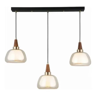 Miel 3'lü Sıralı Avize 81x20x172 cm