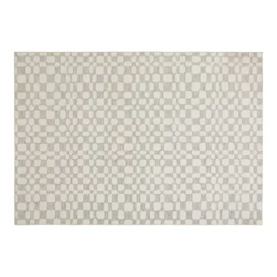 Nodi Halı Beyaz-gri 160X230CM