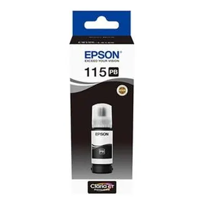 Epson 115 Foto Siyah Mürekkep Şişe (C13T07D14A)