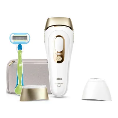 BRAUN IPL Silk·Expert Pro 5 PL5152 2 Başlıklı IPL Lazer Epilasyon Aleti Beyaz-Gold