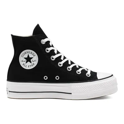 Converse Chuck Taylor All Star Platform Canvas Kadın Siyah Günlük Stil Ayakkabı 560845C