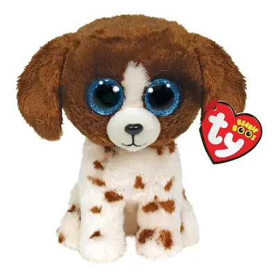 Ty Muddles Beanie Boo Kahverengi Beyaz Köpek 15 cm