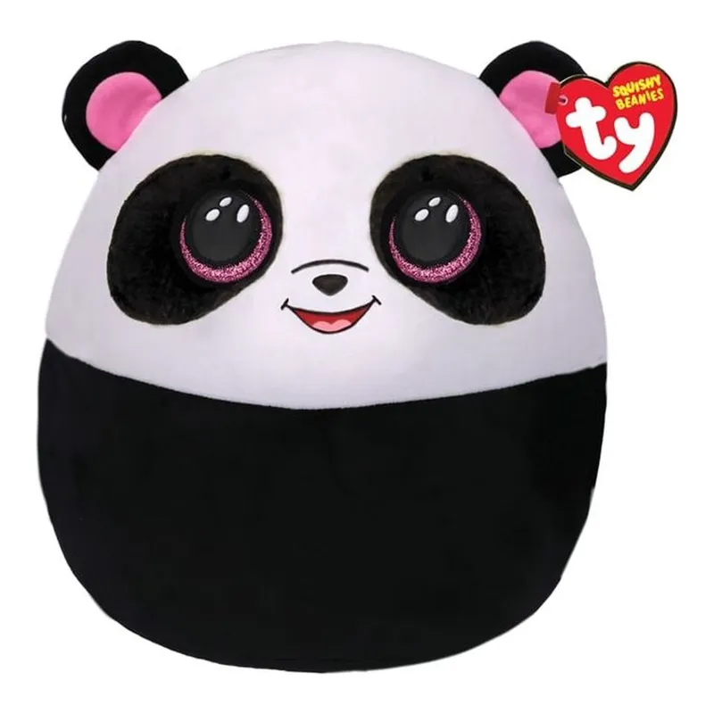 TY Bamboo Siyah Beyaz Panda Squishy 35 Cm, görsel 1