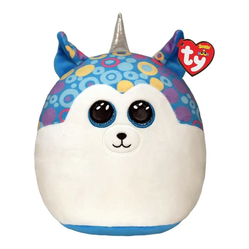 Ty Helena Blue Husky Squishy 35 Cm, görsel 1