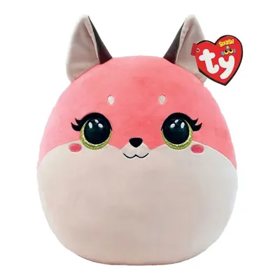 TY Roxie Pembe Fox Squishy 25 Cm