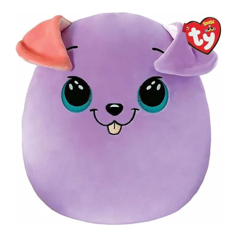 TY Bitsy Mor Köpek Squishy 25 Cm, görsel 1