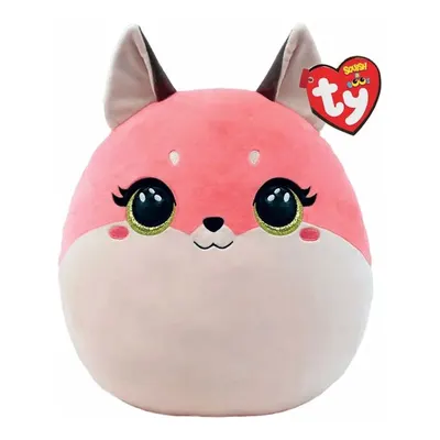 TY Roxie Pembe Tilki Squishy 35 Cm