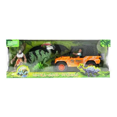 Mega Dinozor Avcısı Jeepli Oyun Seti D12458