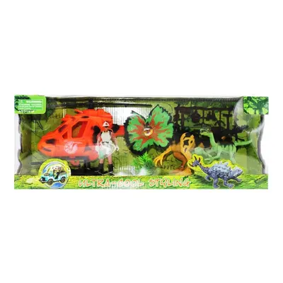 Mega Dinozor Avcısı Helikopterli Oyun Seti D12460